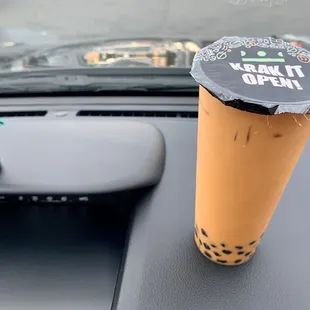 Thai Milk Tea with Boba
