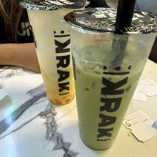 Matcha Milk Tea (Large)