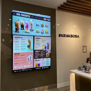 The menu board and self-service booths are truly so convenient!