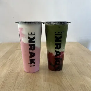 Strawberry Matcha Latte