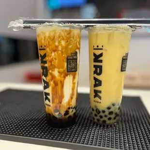 King Brulee (Large), Mango Yogurt (Large)
