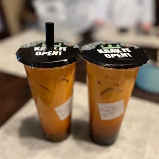 Large Thai Milk Tea Boba