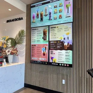 Menu as of Jan. 2025