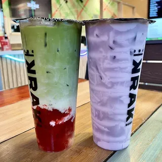 Strawberry Matcha Latte (Large)