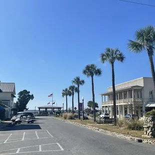 Street in front of shop