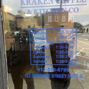 Days and hours of operation