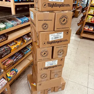 We're thrilled to let you know that we have restocked Nightingale Ice Cream Sandwiches!