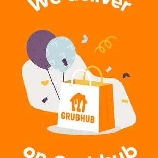 Hey did y'all hear? We're now on Grubhub!