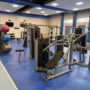 New weight room
