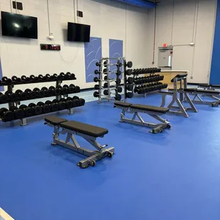 New weight room