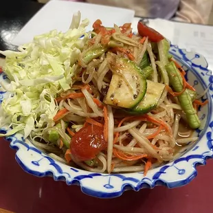 Papaya salad.