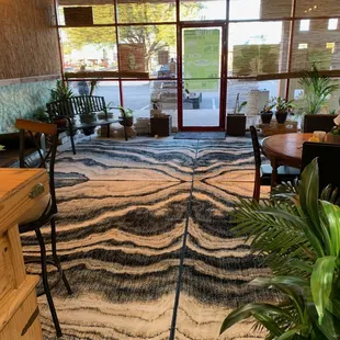 Inside a welcome place.