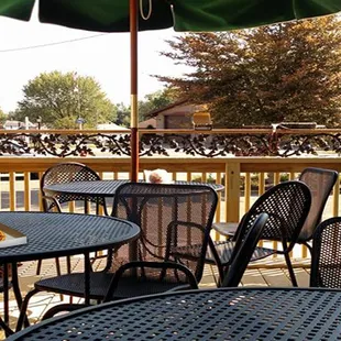 Outdoor Dining on the Deck.