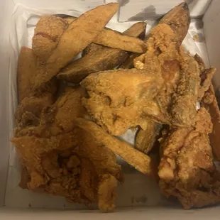 6 piece chicken and jojos