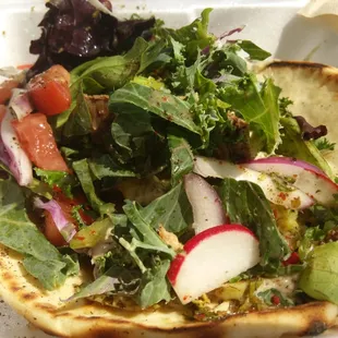 Argentinian steak pita sandwich