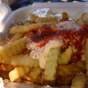 Siracha mayo fries
