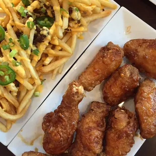 Kogi Fries ($10) and Small 8pc Chicken Combo ($11.99)
