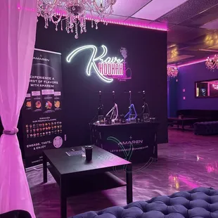 A new hookah display.