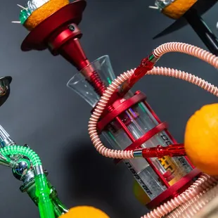 oranges and a hookah