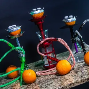 oranges and a hookah