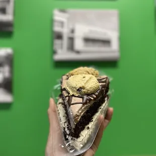 My Vegan Sweet Tooth Cookie Dough cake available here (this is a MASSIVE piece of cake)