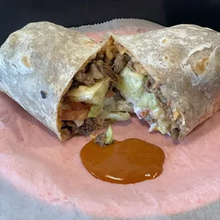 The fajita burrito