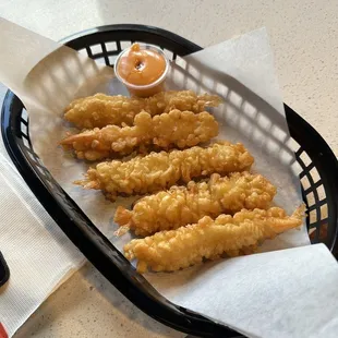 Shrimp tempura.