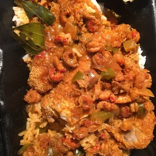  close up of a plate of food