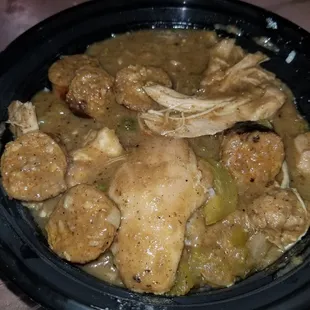 Chicken &amp; Sausage Gumbo ($13)