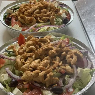Greek Salad with Chicken