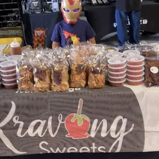 a variety of sweets on a table