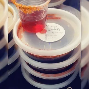 Delicious chamoy mango watermelon lime cucumber spicy chamoy reg chamoy