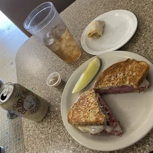 Corned beef with Ohio Swiss cheese