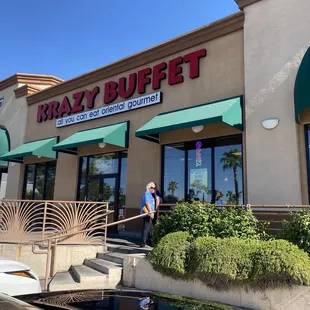 Front of the restaurant  facing Sahara Ave.