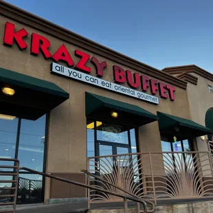 the front of the restaurant