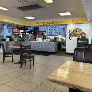 Inside