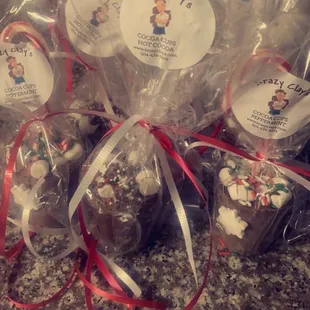 a variety of chocolates