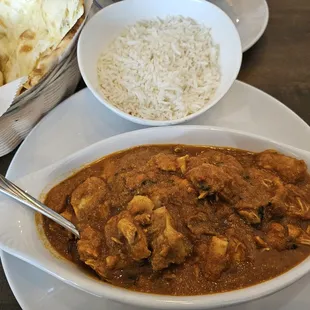 Chicken Curry with White Basmati Rice