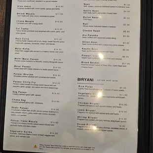 Krazy Curry - Menu Page (as of 11/23/24) - page 2
