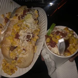 Elotero Dog and Esquite