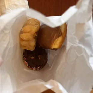 Complimentary donuts from Brandon, how sweet!