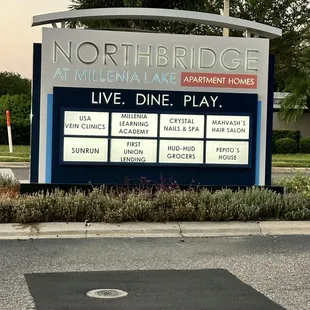We're located inside Northbridge at Millenia Lakes
