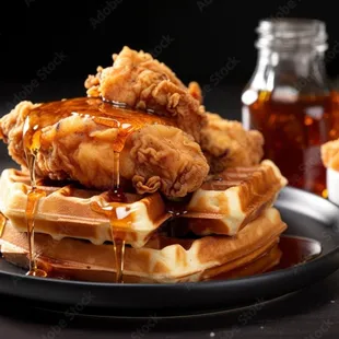 KG's Chicken and Waffles for a Limited Time.