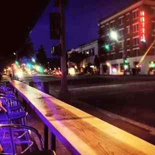 Peaceful city streets before all the nightlife...