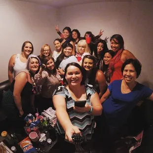 Group photo with the bride!! So much fun!!!