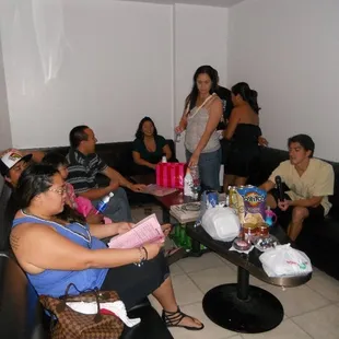Room size.
