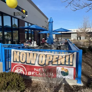 the front of the restaurant