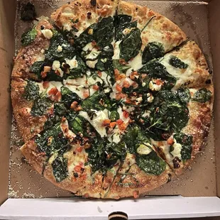 Spinach Pizza