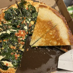 Soaked in cheap tasting oil.