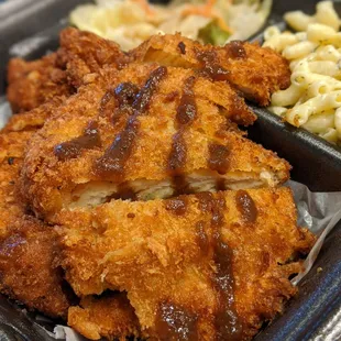 Pork and Chicken Katsu (i.e. Combo B)